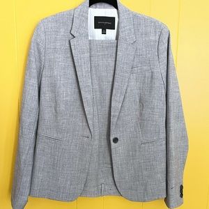 Two piece Banana Republic beautiful grey suit